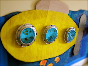 Sub with portholes...