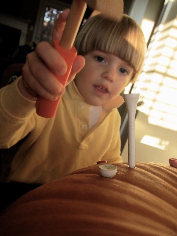 Focused pumpkin destroyer
