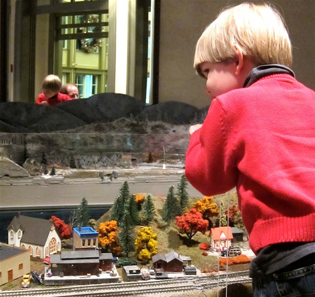 Model Train at Daniel Stowe Botanical Garden