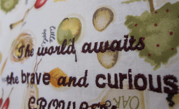 Message for vest lining