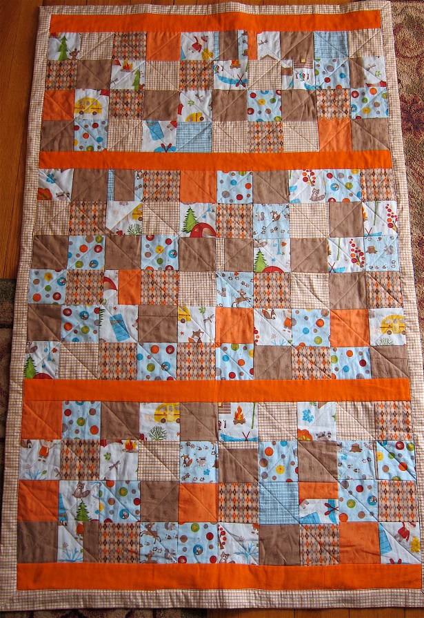 Finished patchwork quilt