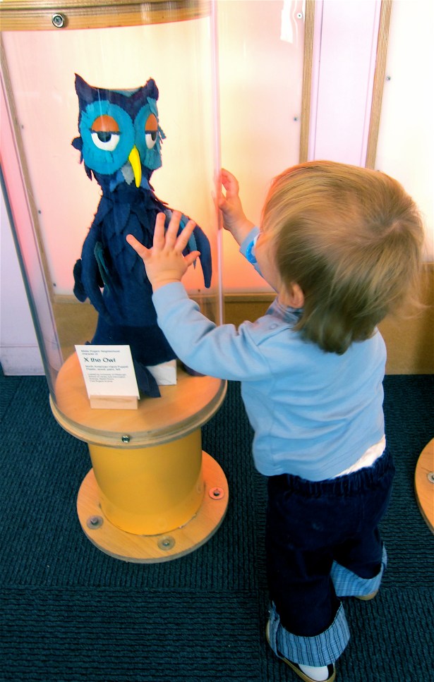 X the Owl at Pittsburgh Children's Museum