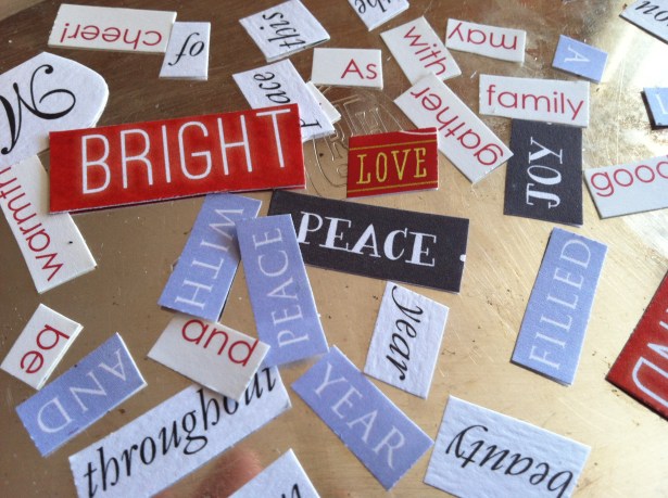 Holiday words for Valentines